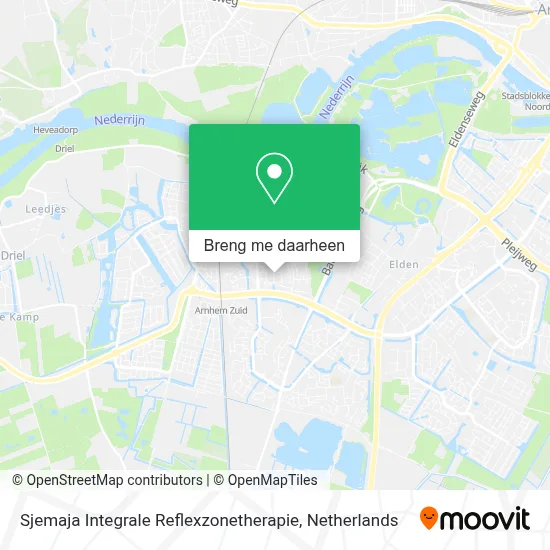 Sjemaja Integrale Reflexzonetherapie kaart