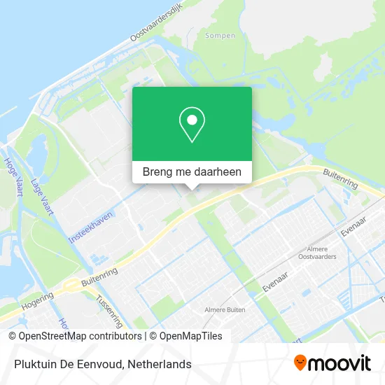 Pluktuin De Eenvoud kaart