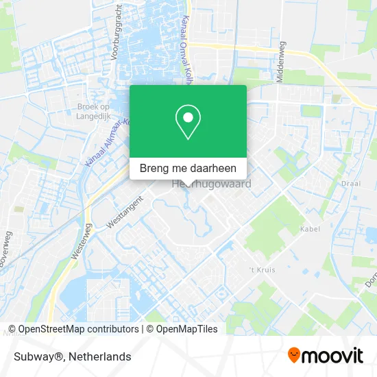 Subway® kaart