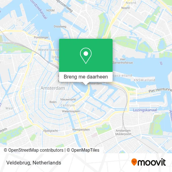 Veldebrug kaart