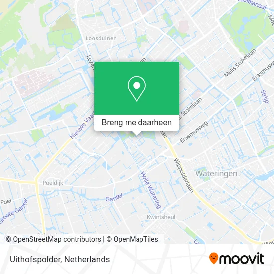 Uithofspolder kaart