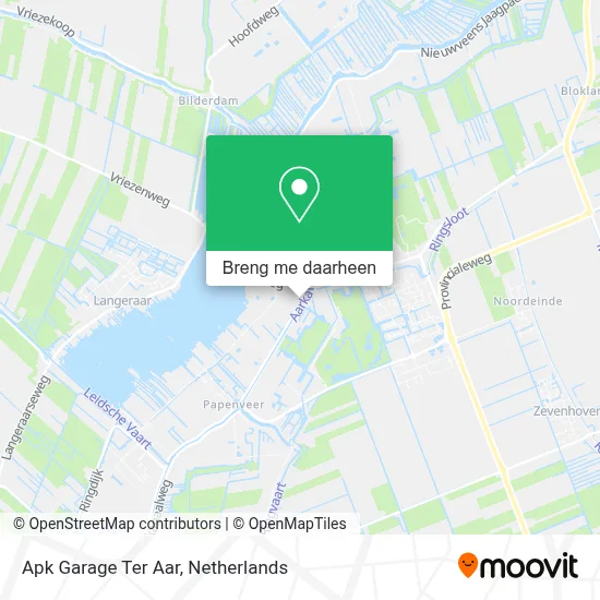 Apk Garage Ter Aar kaart