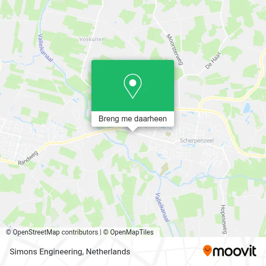 Simons Engineering kaart