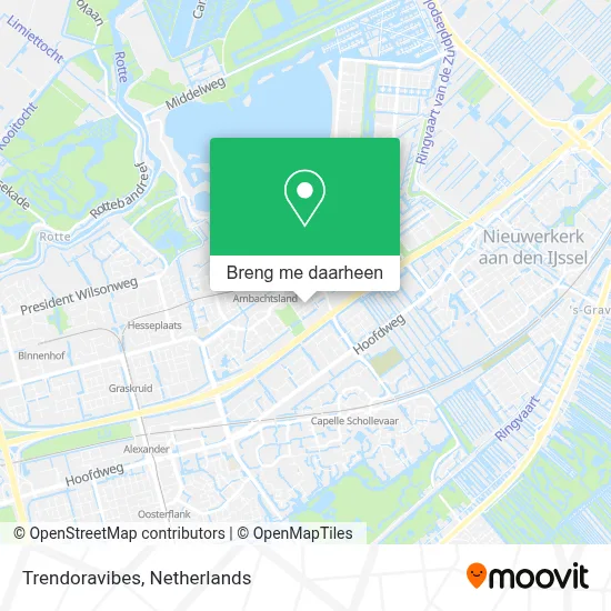 Trendoravibes kaart