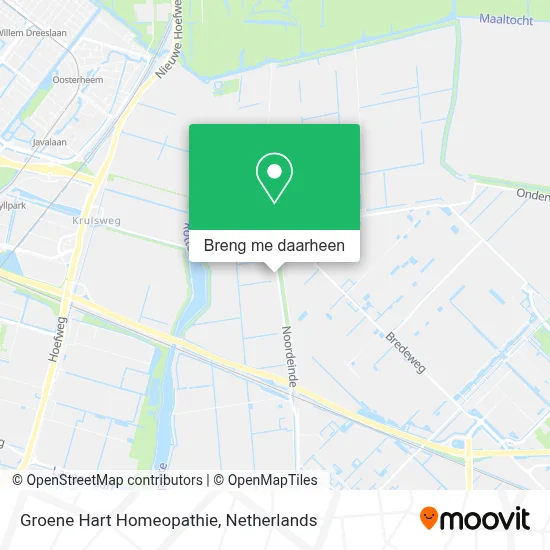 Groene Hart Homeopathie kaart