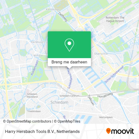 Harry Hersbach Tools B.V. kaart