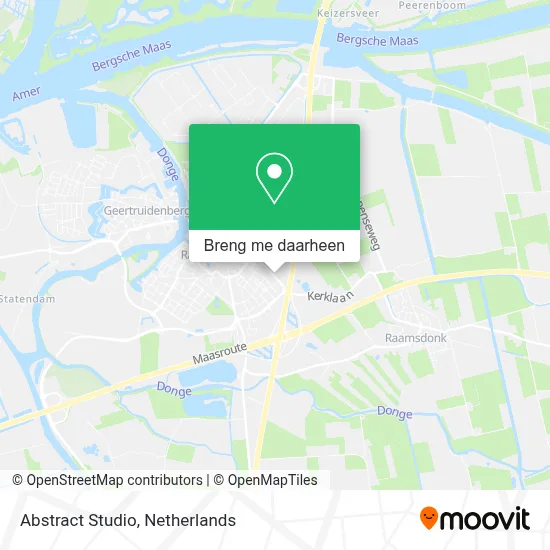 Abstract Studio kaart
