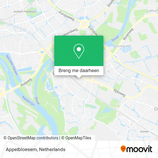 Appelbloesem kaart