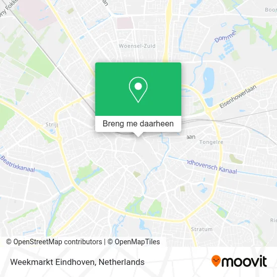Weekmarkt Eindhoven kaart