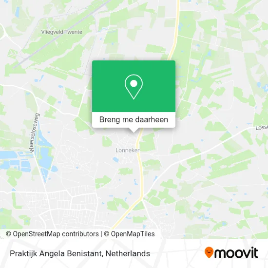 Praktijk Angela Benistant kaart