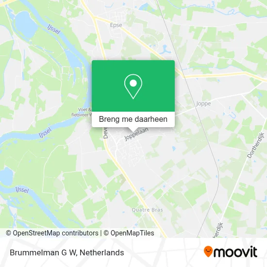 Brummelman G W kaart