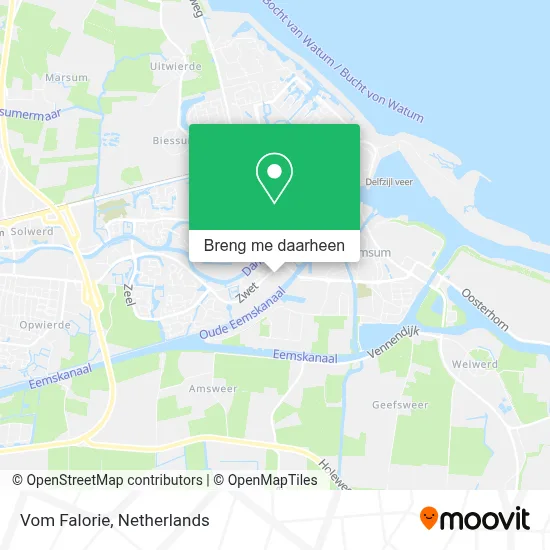 Vom Falorie kaart