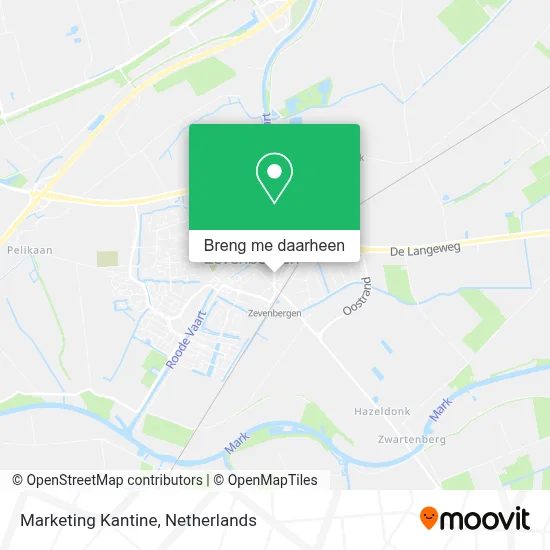 Marketing Kantine kaart