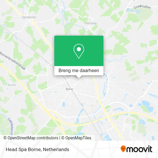 Head Spa Borne kaart
