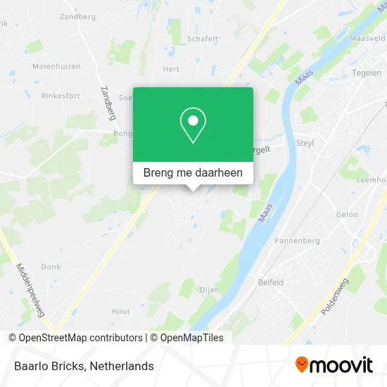 Baarlo Bricks kaart