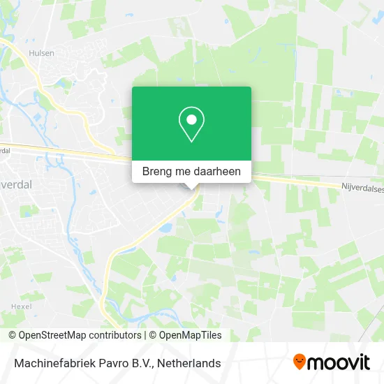 Machinefabriek Pavro B.V. kaart