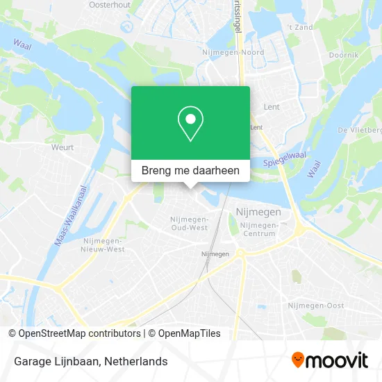 Garage Lijnbaan kaart