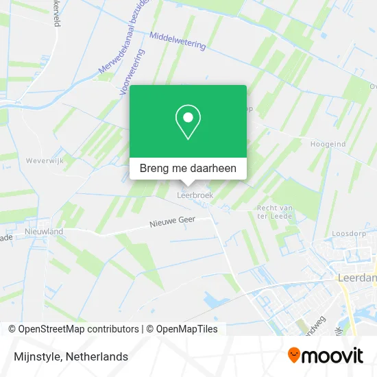 Mijnstyle kaart