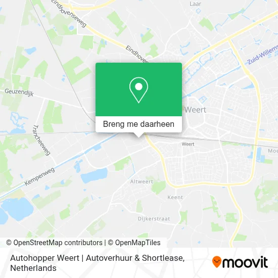 Autohopper Weert | Autoverhuur & Shortlease kaart