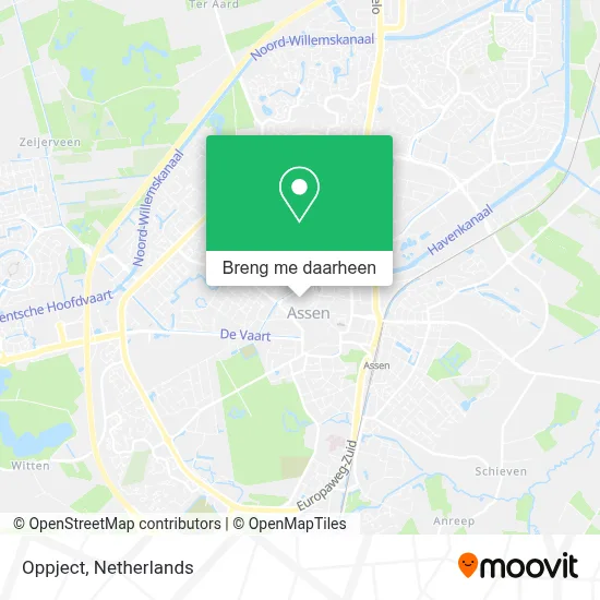 Oppject kaart