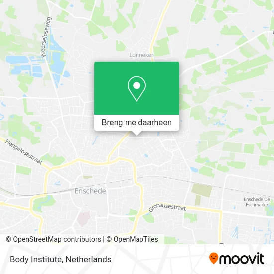 Body Institute kaart
