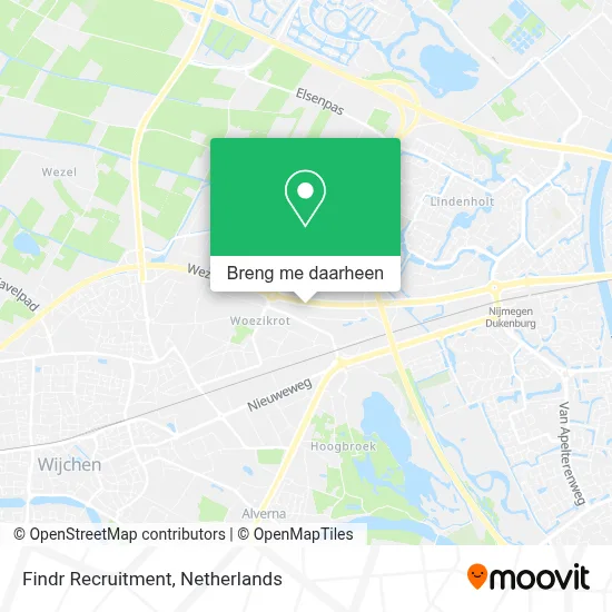 Findr Recruitment kaart