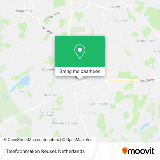 Telefoonmaken Reusel kaart