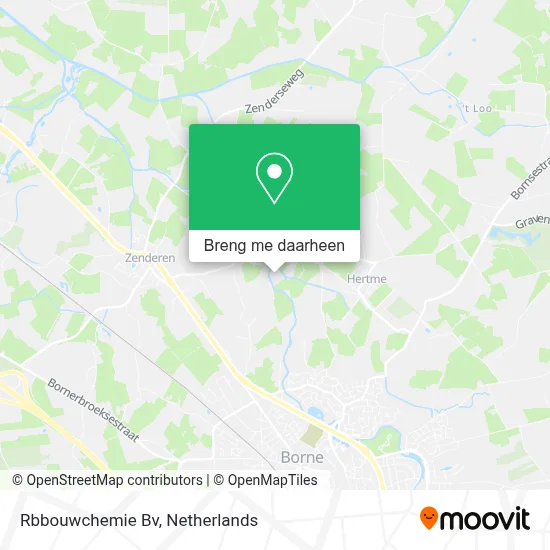 Rbbouwchemie Bv kaart