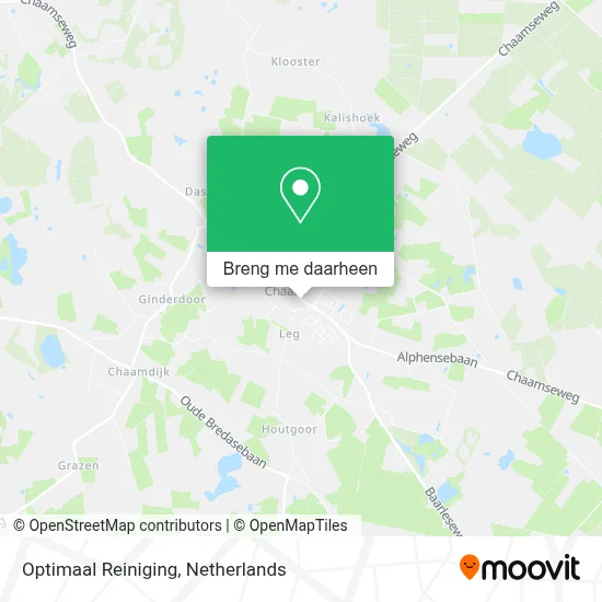 Optimaal Reiniging kaart