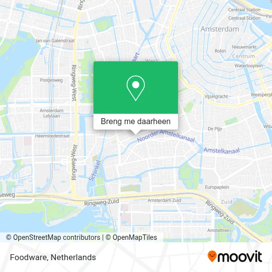 Foodware kaart
