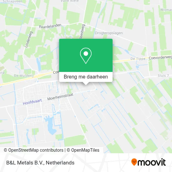 B&L Metals B.V. kaart