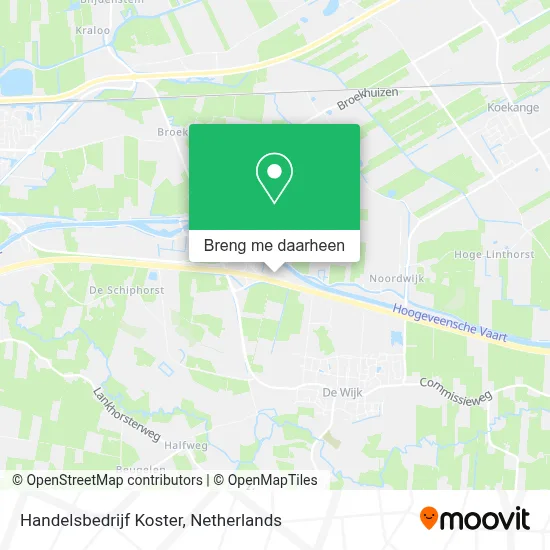 Handelsbedrijf Koster kaart