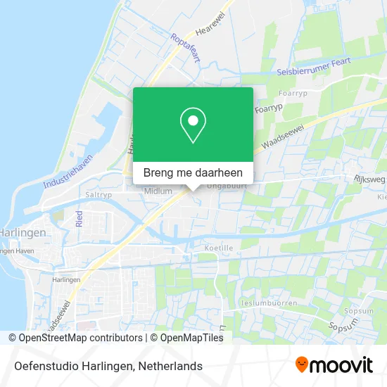 Oefenstudio Harlingen kaart