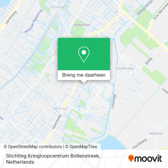 Stichting Kringloopcentrum Bollenstreek kaart