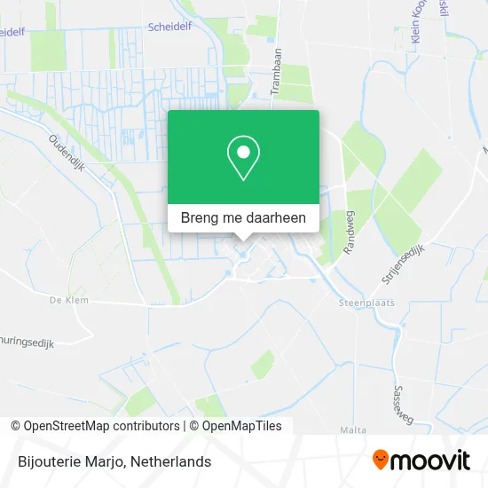 Bijouterie Marjo kaart