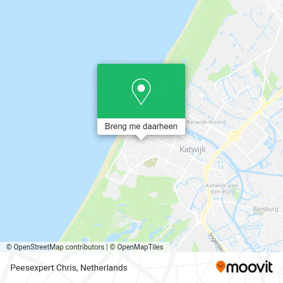 Peesexpert Chris kaart