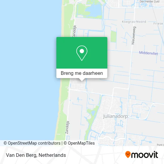Van Den Berg kaart