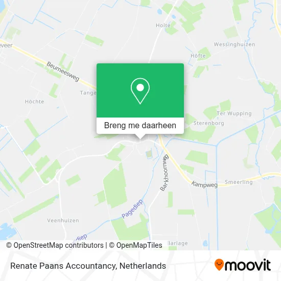 Renate Paans Accountancy kaart