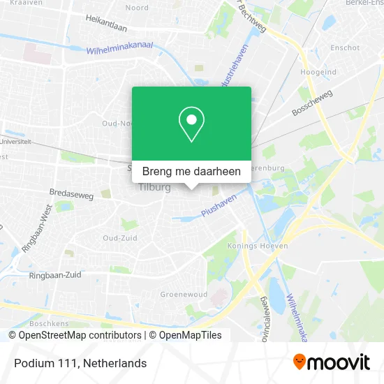 Podium 111 kaart