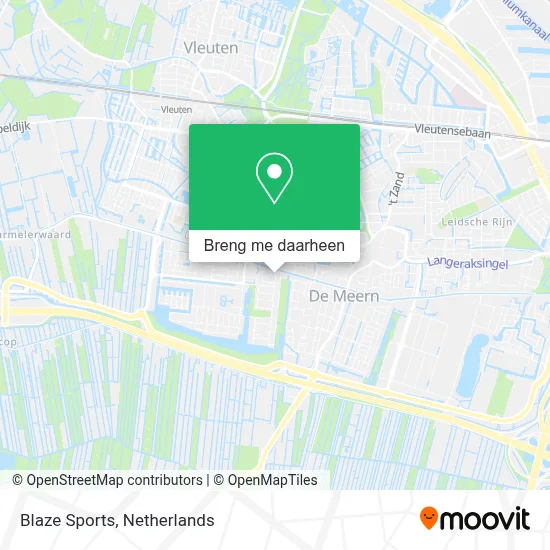 Blaze Sports kaart