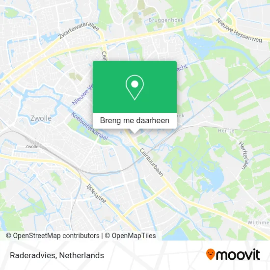Raderadvies kaart