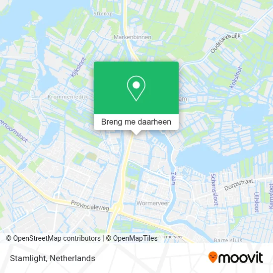 Stamlight kaart