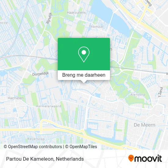 Partou De Kameleon kaart