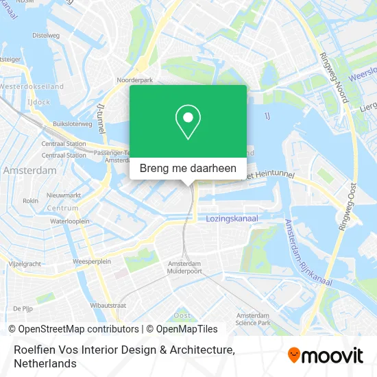Roelfien Vos Interior Design & Architecture kaart