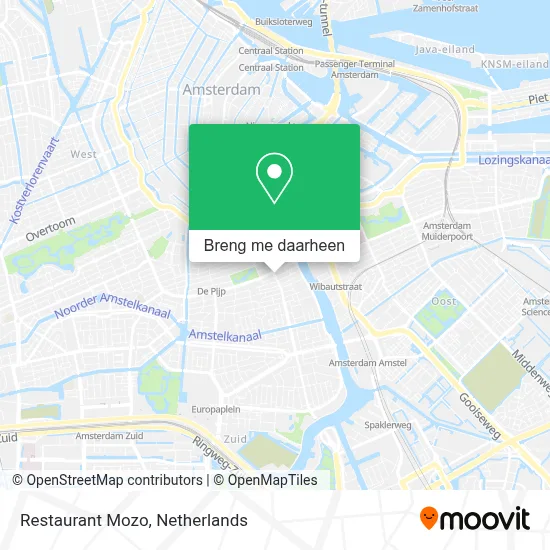 Restaurant Mozo kaart