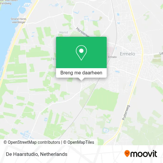 De Haarstudio kaart