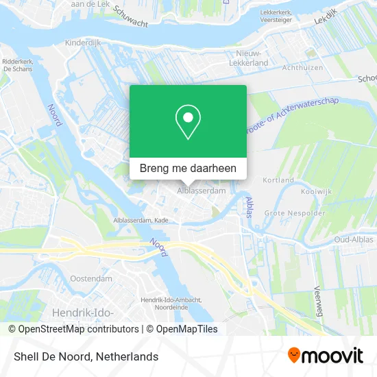 Shell De Noord kaart