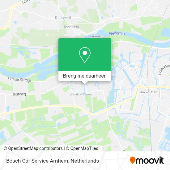 Bosch Car Service Arnhem kaart