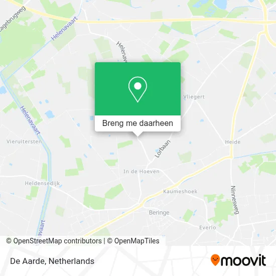 De Aarde kaart