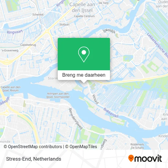 Stress-End kaart